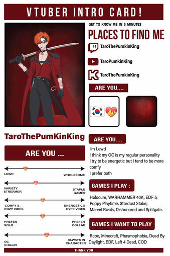 VTUBER INTRO CARD