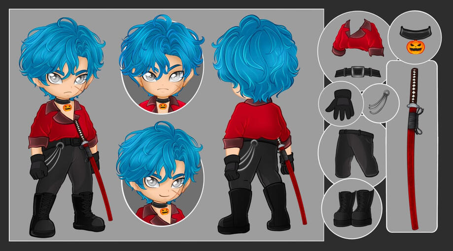 CHIBI REFRENCE SHEET