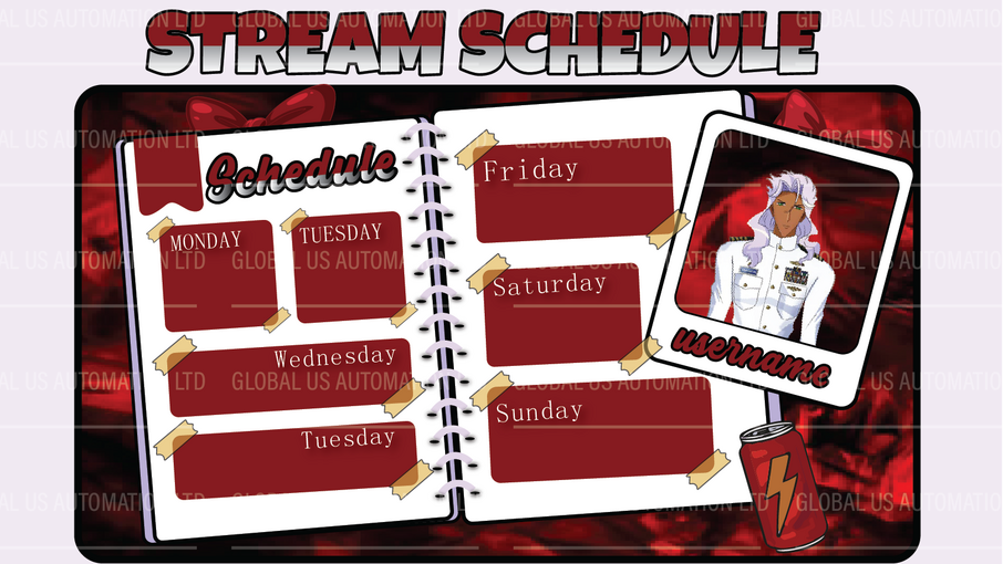 STREAM SCHEDULE